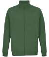 04240 Cooper SOL'S Unisex Cooper Full Zip Sweat Jacket Bottle Green colour image